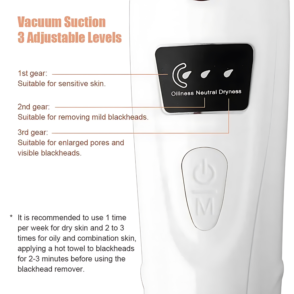 ZYLO Electric Blackhead Remover for Clear & Smooth Skin